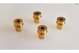 Brass bushings with the spacer 7,2/4mm