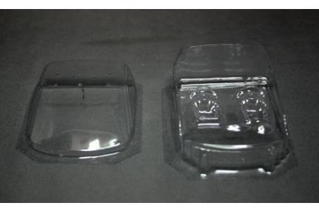 Interior + Crystal lexan Mitsubishi EVO (Raid) Avant-Slot