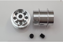 Aluminium wheel 13x13 mm. Formula NSR