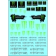 Monster decals