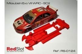 3DP In Line chassis Mitsubishi EVO VII WRC SCX