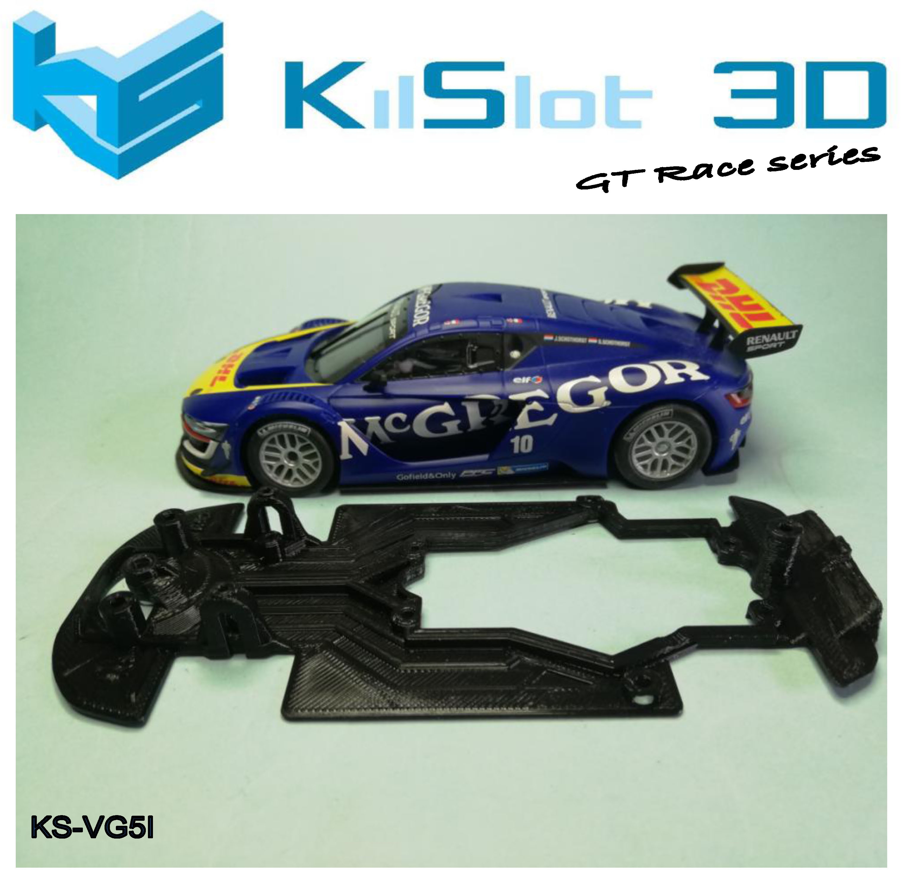 Chassis Race Renault Sport Rs 01 Scx Aloy Evolutionshop S L