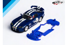 3DP SLS chassis for Dodge Viper GTS-R. Carrera Slot.it AW