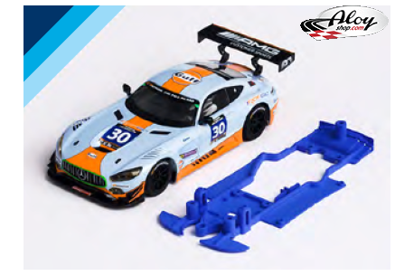 3DP SLS chassis for Mercedes AMG GT3 Superslot. Slot.it AW
