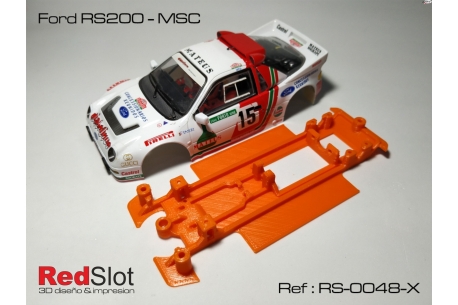 3DP In Line chassis (soft) Ford RS200 MSC/Scaleauto