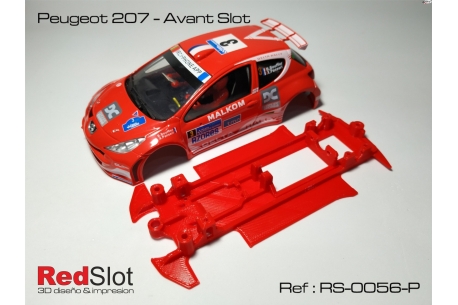 3DP In Line chassis Peugeot 207 AS