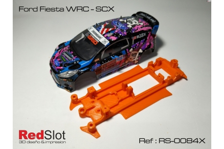 Chasis blando 3DP en línea 3DP Ford Fiesta WRC SCX