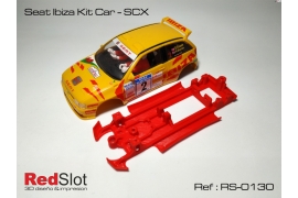 3DP In line angular chassis Seat Ibiza Kit Car SCX