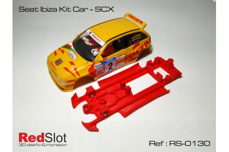 Chasis 3DP en línea Seat Ibiza Kit Car SCX
