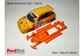 Chasis 3DP blando en línea Seat Ibiza Kit Car SCX