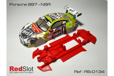 Chasis 3DP en línea Porsche 997 NSR