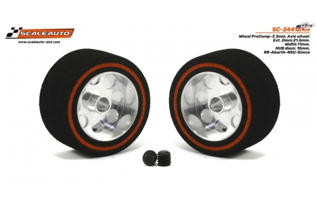 Rueda espuma 21.5x11 mm Llanta 15 mm 