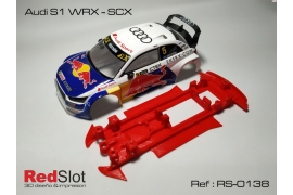 Chasis 3DP en línea Audi S1 WRC SCX