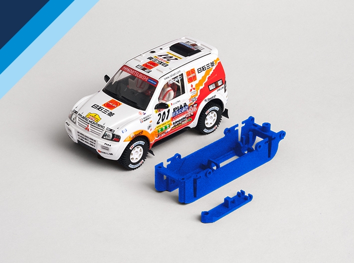 Chassis Mitsubishi Montero Ninco with XL Guide Arm