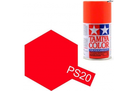 Fluorescent Red Polycarbonate Spray PS-20