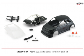 Bodywork Abarth 500 kit Black