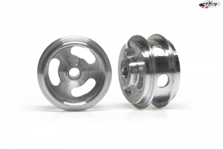 Aluminium Wheels 15.8x8.2 mm 