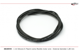 Cable silicona  1.8 x 0.75 mm extraflexible