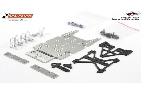SC-8003 GT3 1/24 Chassis in Kit with Carbon Parts 