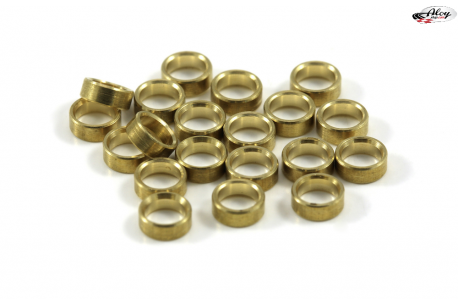 1,5 mm brass spacers. 3mm shaft. 