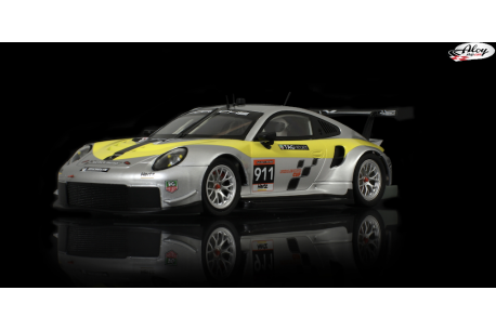 Porsche 911.2 GT3 RSR Cup Version Silver/Yellow mounting kit.