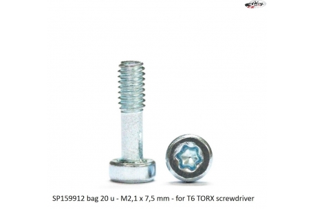 Screw Torx T6 M2,1 x 7,5 mm