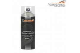 Adhesive spray for painting on plastics, fibers and resins. 