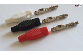 Pack connectors male 4 mm