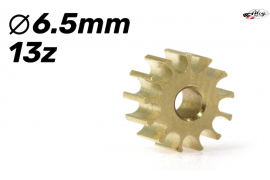 Brass sprocket with 13z 6,5 mm diameter