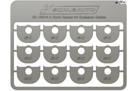 Separadores para guia SC 0,10mm. 1:32