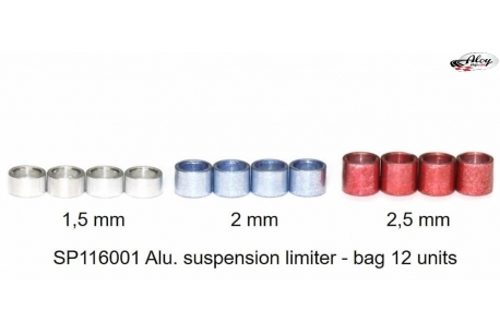 Kit de limitadores/topes de Aluminio para suspensión