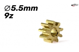 Piñon 9d. 5,5 mm Ø
