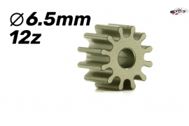Piñon Ergal 12d diametro 6,5 mm