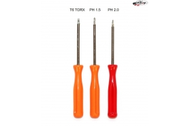 Set of 3 screwdrivers (Philips, Torx)