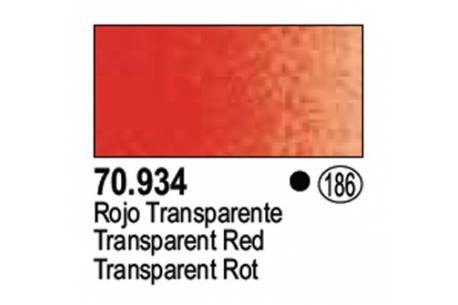 Rojo Transparente (186)