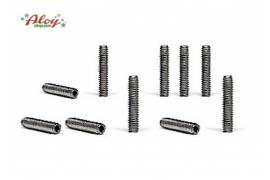 Allen M2x10 screws for tires and crowns.