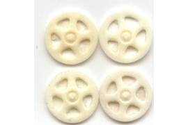 hubcap resin 5 arms 20 mm.(x 4)