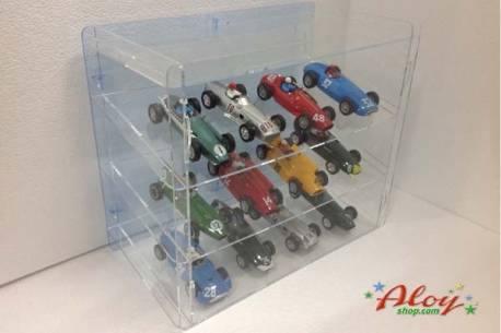 Showcase of methacrylate 1/32 to 12 cars / transparent background