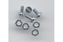 Tornillos con tuercas M2 (4udes)